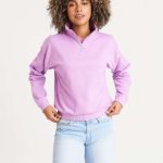 WOMEN'S CROPPED 1/4 ZIP SWEAT