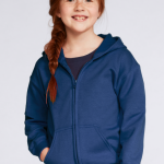 HEAVY BLEND™ YOUTH FULL ZIP HOODED SWEATSHIRT