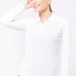 LADIES' LONG-SLEEVED POLO SHIRT