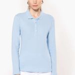 LADIES’ LONG-SLEEVED PIQUÉ POLO SHIRT