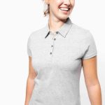 LADIES' SHORT SLEEVED JERSEY POLO SHIRT