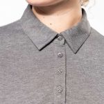 LADIES' LONG SLEEVE JERSEY POLO SHIRT