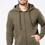 MEN'S FULL ZIP HOODED SWEATSHIRT