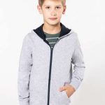 KIDS' FULL ZIP HOODED SWEATSHIRT