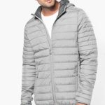 MEN'S LIGHTWEIGHT HOODED PADDED JACKET