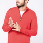MEN'S ZIP NECK JUMPER