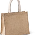 JUTE CANVAS TOTE - MEDIUM