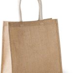 JUTE CANVAS TOTE - LARGE