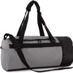 TUBULAR SPORTS BAG WITH SEPARATE SHOE COMPARTMENT