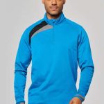 ADULTS' ZIP NECK TRAINING TOP