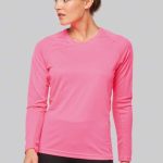 LADIES' LONG-SLEEVED SPORTS T-SHIRT