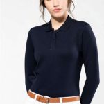 LADIES' LONG-SLEEVED SUPIMA® POLO SHIRT