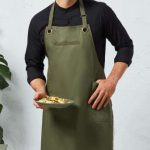 ‘BARLEY’ CONTRAST STITCH SUSTAINABLE BIB APRON