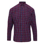 'SIDEHILL' CHECK - MEN'S LONG SLEEVE COTTON SHIRT