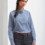 'MAXTON' CHECK WOMEN'S LONG SLEEVE SHIRT