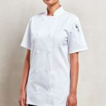 WOMEN'S SHORT SLEEVE CHEF'S JACKET