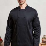 CHEF'S LONG SLEEVE COOLCHECKER® JACKET WITH MESH BACK PANEL