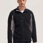 SOL'S NORDIC - MEN’S TWO-COLOUR ZIPPED FLEECE JACKET