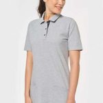 LADIES’ SHORT-SLEEVED LONGLINE POLO SHIRT