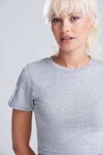 NŐI TRI-BLEND RÖVID FAZONÚ PÓLÓ - Image 3