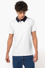 FÉRFI KÉTTÓNUSÚ JERSEY GALLÉROS PÓLÓ - Image 6