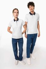 NŐI KÉTTÓNUSÚ JERSEY GALLÉROS PÓLÓ - Image 9