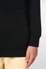 UNISZEX GYERMEK KONTRASZTOS MINTÁJÚ KAPUCNIS PULÓVER - Image 4