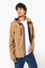 UNISZEX 3 RÉTEGŰ SOFTSHELL KAPUCNIS KABÁT LEVEHETŐ UJJAKKAL - Image 4