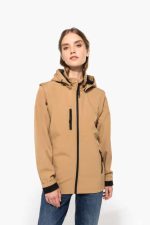 UNISZEX 3 RÉTEGŰ SOFTSHELL KAPUCNIS KABÁT LEVEHETŐ UJJAKKAL - Image 9