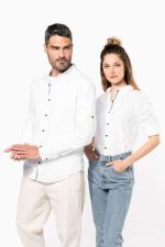 FÉRFI HOSSZÚ UJJÚ LEN ÉS PAMUT ING - Image 2