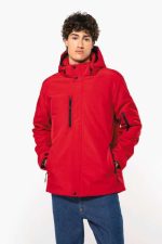 FÉRFI KAPUCNIS SOFTSHELL BÉLELT PARKA