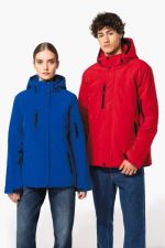 FÉRFI KAPUCNIS SOFTSHELL BÉLELT PARKA - Image 8