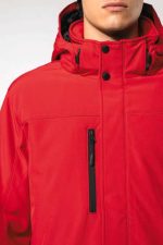FÉRFI KAPUCNIS SOFTSHELL BÉLELT PARKA - Image 12