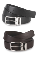 KLASSZIKUS TELJES ÉRTÉKŰ BŐRBŐL KÉSZÜLT ÖV - 30 MM SZÉLES - Image 2