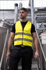 KORNTEX® BIZTONSÁGI MELLÉNY "WOLFSBURG" - FEKETE SZEGÉLLYEL - Image 3