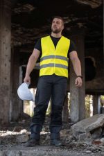 ALAP BIZTONSÁGI MELLÉNY EMBLÉMÁZÁSHOZ "KARLSRUHE" - 2 TÉPŐZÁRRAL - Image 2
