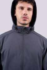 FÉRFI 3 RÉTEGŰ LEVEHETŐ KAPUCNIS SOFTSHELL DZSEKI - Image 4