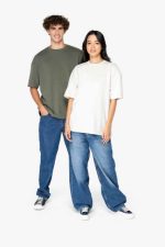 UNISZEX KÖRNYEZETBARÁT OVERSIZED FRENCH TERRY PÓLÓ - Image 8