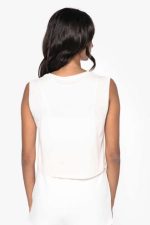 KÖRNYEZETBARÁT NŐI UJJATLAN CROP TOP - Image 3