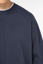 UNISZEX MOSOTT HATÁSÚ OVERSIZED KÖRNYAKAS PULÓVER - Image 3