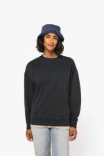 UNISZEX MOSOTT HATÁSÚ OVERSIZED KÖRNYAKAS PULÓVER - Image 8