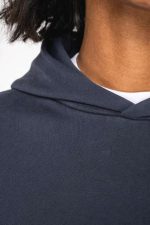 UNISZEX MOSOTT HATÁSÚ OVERSIZED KAPUCNIS PULÓVER - Image 2