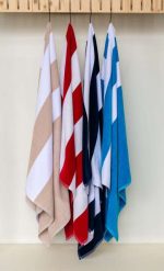 OLIMA „CLASSIC MARINE” BEACH VELOUR TOWEL - Image 2