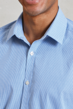 FÉRFI APRÓ KOCKÁS (GINGHAM) HOSSZÚ UJJÚ PAMUTING - Image 2