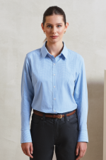 NŐI APRÓKOCKÁS (GINGHAM) HOSSZÚ UJJÚ PAMUT ING