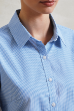 NŐI APRÓKOCKÁS (GINGHAM) HOSSZÚ UJJÚ PAMUT ING - Image 2
