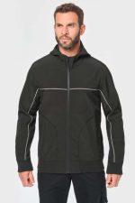 UNISZEX HÁROMRÉTEGŰ KÉT SZÍNŰ BIONIKUS BEVONATTAL ELLÁTOTT SOFTSHELL DZSEKI