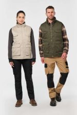 UNISZEX BÉLELT TÖBBZSEBES POLYCOTTON MELLÉNY - Image 6