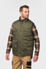 UNISZEX BÉLELT TÖBBZSEBES POLYCOTTON MELLÉNY - Image 8