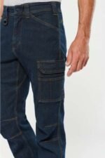 FÉRFI TÖBBZSEBES DENIM NADRÁG - Image 5